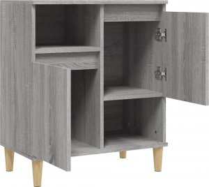 vidaXL Komoda, szary dąb sonoma, 60x35x70 cm, materiał drewnopochodny 4