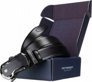 Peterson Skórzany pasek męski z automatyczną klamrą Długość paska 90 2