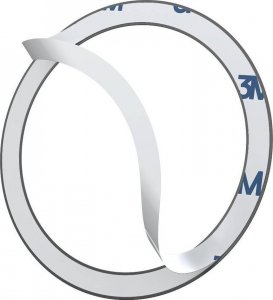 Baseus Pierścień magnetyczny Halo MagSafe czarny 2szt. 12