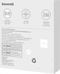 Baseus Pierścień magnetyczny Halo MagSafe czarny 2szt. 18