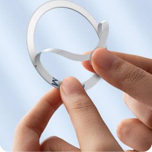 Baseus Pierścień magnetyczny Halo MagSafe czarny 2szt. 7