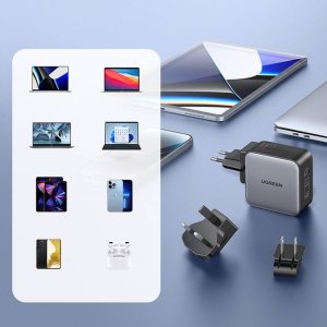 Ładowarka Ugreen Ładowarka sieciowa Ugreen Nexode, 2x USB-C + USB, 65W 4