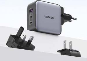 Ładowarka Ugreen Ładowarka sieciowa Ugreen Nexode, 2x USB-C + USB, 65W 10