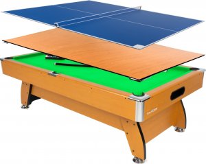 Thunder Stół bilardowy z nakładką ping pong/jadalna Thunder 9FT - BOLD-BEIGE 1