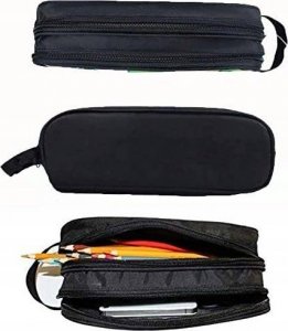 Piórnik Piórnik Dwukomorowy duży Saszetka Kosmetyczka 2