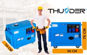 Agregat Thunder AGREGAT PRĄDOTWÓRCZY THUNDER DIESEL 5,5KW 2