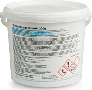 sellBEST Multifunkcyjne tabletki 200g chlor do basenu 5kg 1