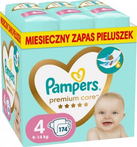 Pieluszki Pampers Premium Care 4, 9-14 kg, 174 szt. 1