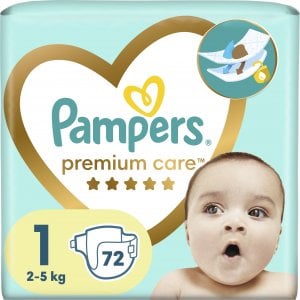 Pieluszki Pampers Premium Care 1, 2-5 kg, 72 szt. 1