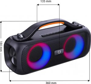 Głośnik Manta Głośnik przenośny bluetooth Manta SPK216 X-BASS TWS Asystent głosowy 40W 8