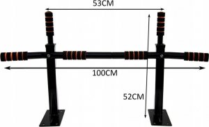 Retoo WZMOCNIONY DRĄŻEK ŚCIENNY PODCIĄGANIA 100CM 350KG 9