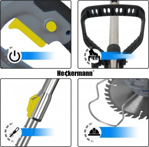 Heckermann Podkaszarka do trawy Heckermann HY-2 3