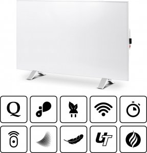 Grzejnik Cronos Panel grzewczy IR CRONOS Synthelith PRO CRP-600TWP White 6