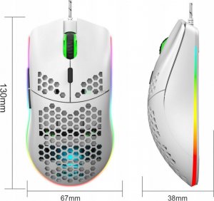 Mysz Orlos Mysz - J900- Przewodowa - White 2