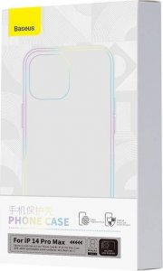 Baseus Etui ochronne Baseus Crystal Clear 14 Pro Max (transparentne) + szkło hartowane + zestaw czyszczący 6