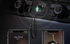 Adapter bluetooth Ugreen Odbiornik samochodowy Bluetooth 70601B (szary) 8