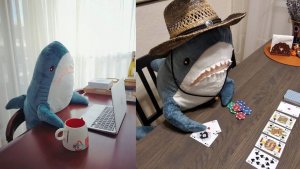 birdo Koc 180x90 Zestaw 2w1 Duży Pluszak Rekin PREZENT 5