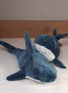 birdo Koc 180x90 Zestaw 2w1 Duży Pluszak Rekin PREZENT 7