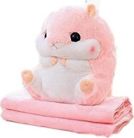 birdo Chomik Maskotka kocyk 2w1 Przytulanka Prezent 1