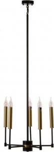 Lampa wisząca Bigbuy Home Lampa Sufitowa 40,5 x 43 x 33 cm Czarny Złoty Metal 1