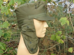 Demobil CZAPKA Z DASZKIEM ARMII AUSTRIACKIEJ OCIEPLANA 55 cm 3