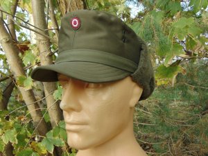 Demobil CZAPKA Z DASZKIEM ARMII AUSTRIACKIEJ OCIEPLANA 55 cm 6