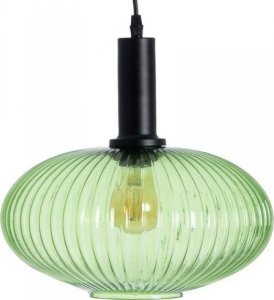 Lampa wisząca Bigbuy Home Lampa Sufitowa Szkło Metal Kolor Zielony 30 x 30 x 26 cm 1