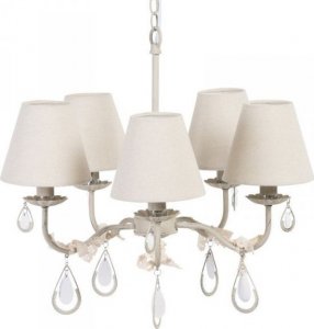 Lampa wisząca Bigbuy Home Lampa Sufitowa 51 x 50 x 96 cm Metal Taupe Klasyczny 1