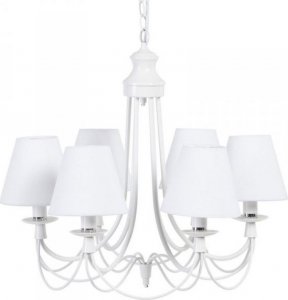 Lampa wisząca Bigbuy Home Lampa Sufitowa 53 x 53 x 112 cm Metal Biały Klasyczny 1