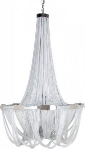 Lampa wisząca Bigbuy Home Lampa Sufitowa 80 x 80 x 120 cm Metal Srebro 1