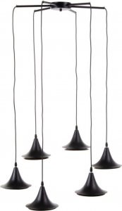 Lampa wisząca Bigbuy Home Lampa Sufitowa 51,5 x 51,5 x 100 cm Czarny Złoty Metal 1