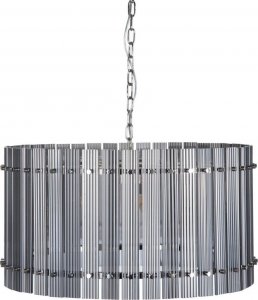 Lampa wisząca Bigbuy Home Lampa Sufitowa 76 x 76 x 39 cm Szkło Metal Srebro 1