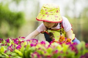 Greenmill Kapelusz oraz fartuszek dla dzieci do pracy w ogro 8