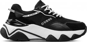 Guess Sneakersy marki Guess model MICOLA-FL7MIC-LEA12 kolor Czarny. Obuwie Damskie. Sezon: Jesień/Zima EU 38 1