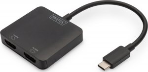 HUB USB Digitus DIGITUS USB-Hub 2-Port  C  ->2xHDMI m.Kabel          schwarz 1
