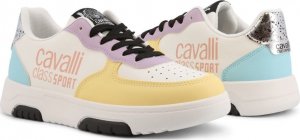 Cavalli Class Sneakersy marki Cavalli Class model CW8632 kolor Biały. Obuwie Damskie. Sezon: Wiosna/Lato 2