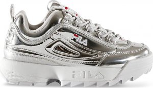 Fila Sneakersy marki Fila model Disruptor-M-Low-1010747 kolor Szary. Obuwie Damskie. Sezon: Jesień/Zima EU 40 1