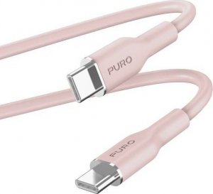 Kabel USB Puro USB-C - USB-C 1.5 m Różowy (PUR670) 1