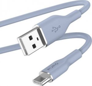 Kabel USB Puro USB-A - USB-C 1.5 m Niebieski (PUR678) 1