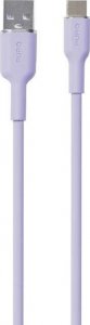 Kabel USB Puro USB-A - USB-C 1.5 m Fioletowy (PUR679) 2