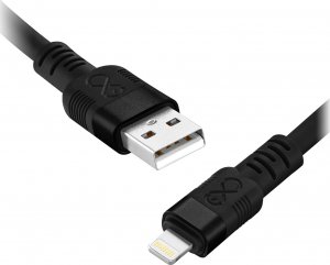 Kabel USB Orno USB-A - Lightning 0.9 m Czarny (CABEXCWHPLIGH0.9DMIX) 1