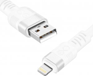 Kabel USB Orno USB-A - Lightning 2 m Biały (CABEXCWHPLIGH2.0DMIX) 1
