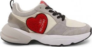 Love Moschino Sneakersy marki Love Moschino model JA15515G1FIO4 kolor Biały. Obuwie Damskie. Sezon: Jesień/Zima 1