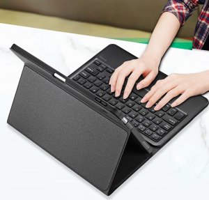 Etui na tablet Dux Ducis Dux Ducis Touchpad Keyboard Case etui iPad 10.9'' 2022 (10 gen.) klawiatura bluetooth z gładzikiem czarna 11