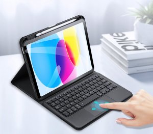 Etui na tablet Dux Ducis Dux Ducis Touchpad Keyboard Case etui iPad 10.9'' 2022 (10 gen.) klawiatura bluetooth z gładzikiem czarna 8