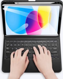Etui na tablet Dux Ducis Dux Ducis Touchpad Keyboard Case etui iPad 10.9'' 2022 (10 gen.) klawiatura bluetooth z gładzikiem czarna 9