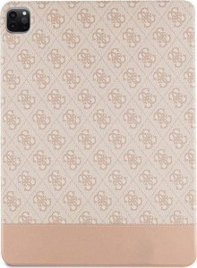 Etui na tablet Guess Etui GUFCP12PS4SGP Apple iPad Pro 12.9 2020/2021/2022 (4., 5. i 6. generacji) różowy/pink 4G Stripe Allover 2