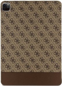 Etui na tablet Guess Etui GUFCP12PS4SGW Apple iPad Pro 12.9 2020/2021/2022 (4., 5. i 6. generacji) brązowy 4G Stripe Allover 2