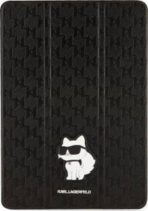 Etui na tablet Karl Lagerfeld Etui Karl Lagerfeld KLFC10SAKHPCK Apple iPad 10.2 2019/2020/2021 (7., 8. i 9. generacji) czarny/black Saffiano Monogram Choupette Magnet Allover 1