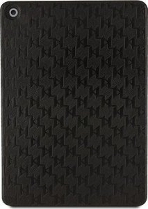 Etui na tablet Karl Lagerfeld Etui Karl Lagerfeld KLFC10SAKHPKK Apple iPad 10.2 2019/2020/2021 (7., 8. i 9. generacji) czarny/black Saffiano Monogram Ikonik Magnet Allover 2